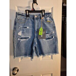 Womens Distressed Shorts, Size 5